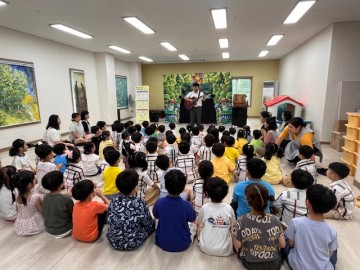 군위보건소, 찾아가는 아토피 인형극 실시