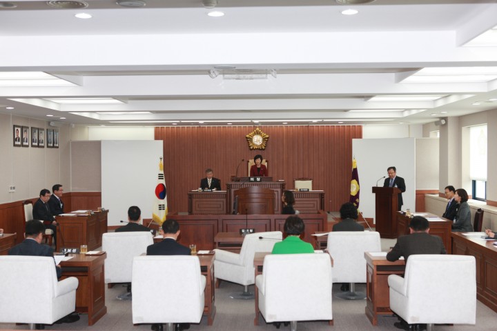 계룡시의회, 제101회 임시회 개회