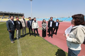 충북도의회, 충주종합운동장 현장점검… 2027 세계대학경기대회 준비 박차