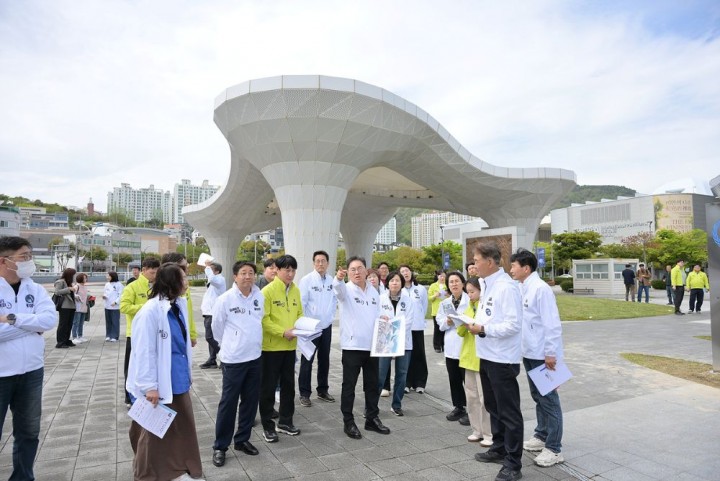 여수시, ‘유엔기후변화협약 제3차 기후주간 및 녹색대전환 국제주간’ 현장점검 실시 
