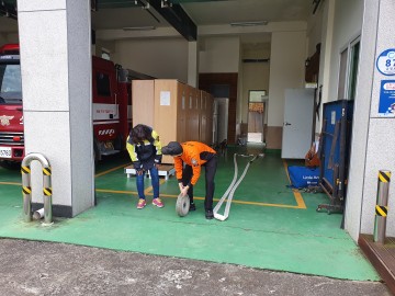 광양소방서 광영119 안전센터 의용소방대원 특별교육 실시