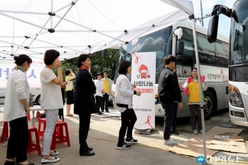 신천지자원봉사단  순천지부, 사랑나눔 헌혈캠페인 실시