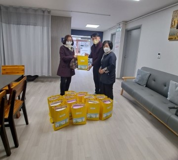 순천시 수정교회, 경로당 어르신들을 위한 나눔 행사  