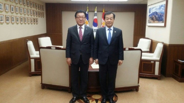 최홍묵 계룡시장, 중앙부처 방문 발품 행정 펼쳐