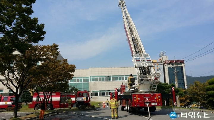 광양시, 광양소방서와 합동소방훈련 실시
