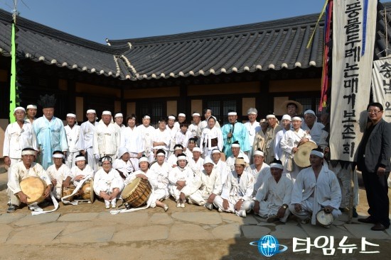 충청남도 아산시 향토문화유산 송악 풍물 두레 논매기보존회 공연