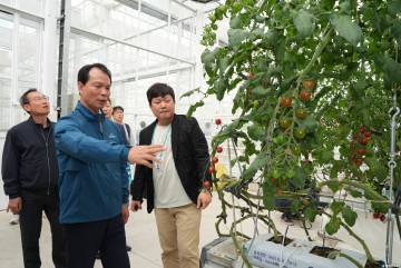 음성군, 스마트농업 선도도시 벤치마킹 위해 경북 상주시 방문
