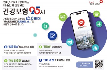 건보공단, ‘건강보험25시’ 출시…AI 기반 서비스 확대