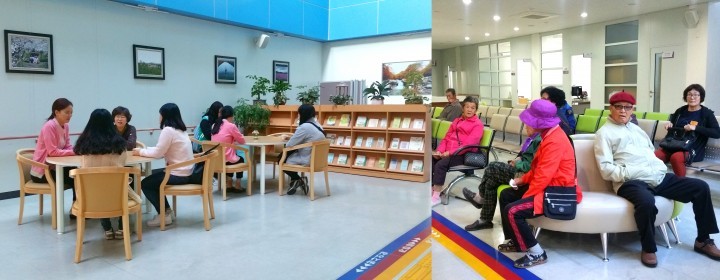 산청군보건의료원, 열린 카페 공간 연출