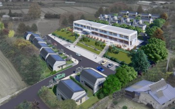 상주시 공검중 폐교 부지에 주택단지 조성해 12월 입주 예정