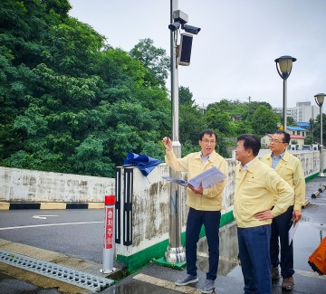 정기명 여수시장, 수해현장 방문 방지․복구 총력