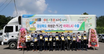 미국에서 인기! 올해 세 번째 수출하는 의성 가바쌀