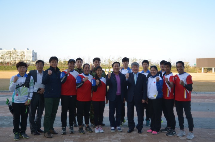 필리핀 양궁 선수단 인천 전지훈련, 성공리에 마쳐