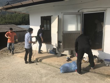 백수읍 공무원봉사대, 봉사활동 실시