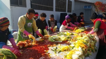 단양군 이웃 사랑 김장나누기 행사