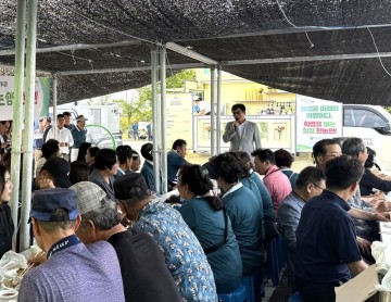 함평군, 후계농업경영인 대회 참가…1만여 농업인과 비전 공유 