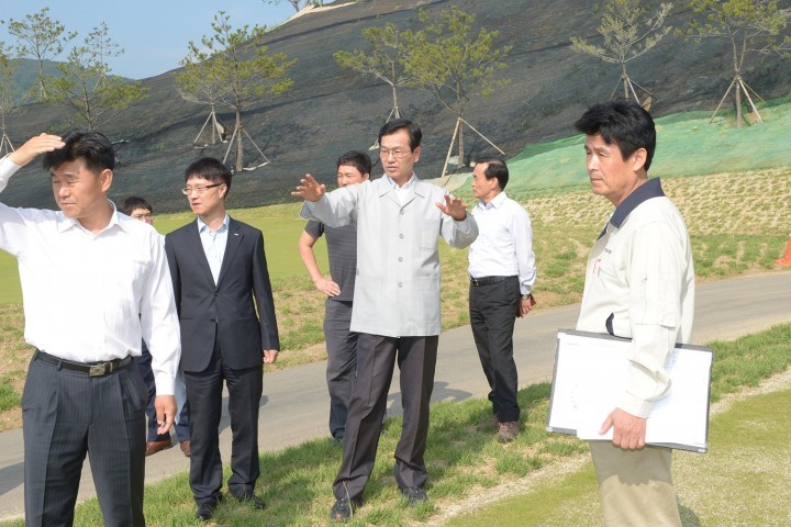 이홍기 거창군수, ‘가조 친환경 대중골프장’ 조성 현장 방문