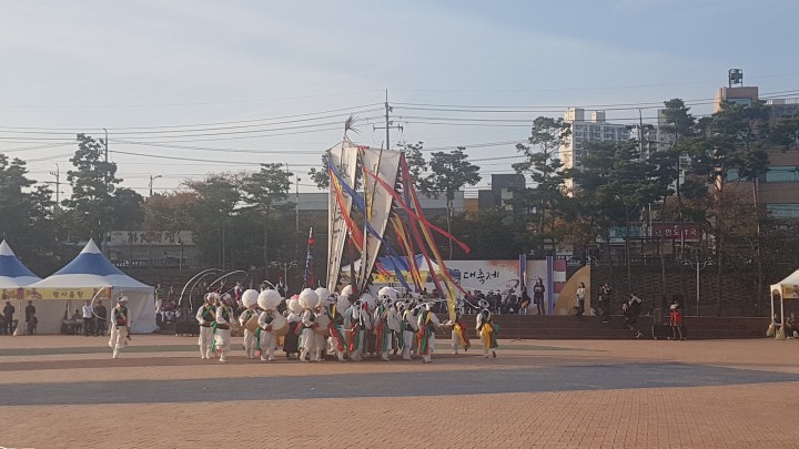 김천시 삼산이수 농악단 풍물대축제" 차상" 수상