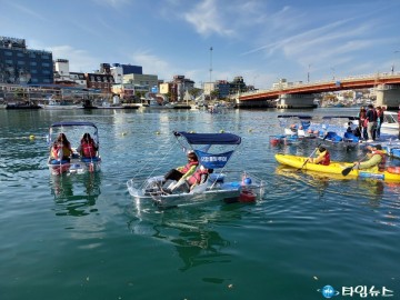 "포항 물빛투어"운하, 해상공원, 포항운하, 수상레저타운 3개소에서개최