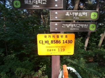 대전 서구, 국가지점번호판 50개소 설치