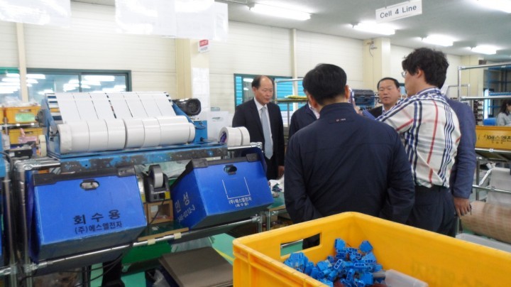 정충실 창원시 경제국장, 중소기업 애로사항 청취