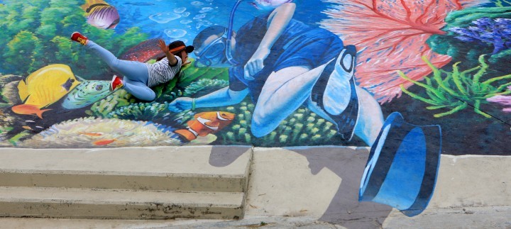 울진 죽변항, 트릭아트 포토존에서 추억을 만들어요!