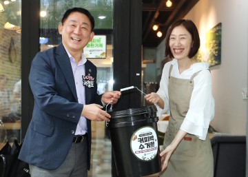 서철모 서구청장 “생활 속 자원순환”…커피박 재활용 사업 확대