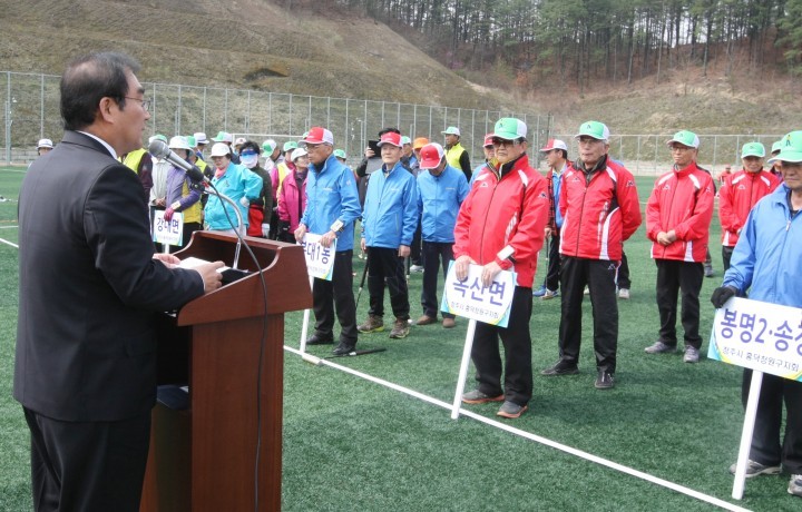 제1회 대한노인회 흥덕청원구지회장기 게이트볼 대회 개최