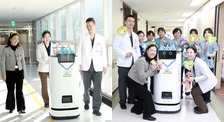 충남대병원, 자율주행 로봇 ‘다송이’ 도입 1년…월 900건 이송 처리