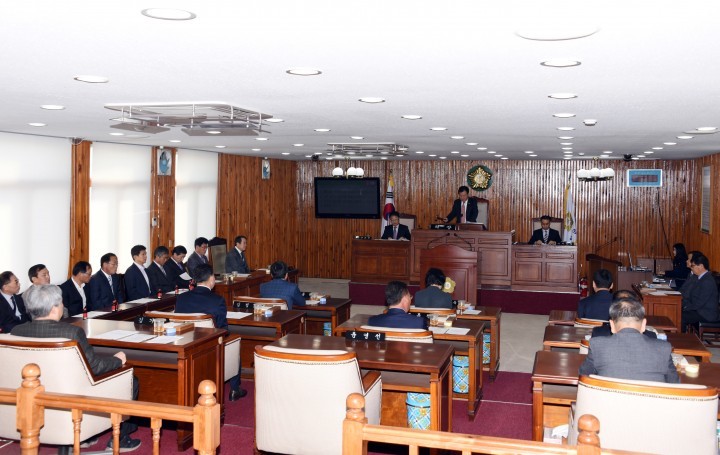 담양군의회,제257회 임시회 개회