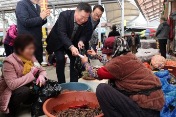 무안군, 설맞이 전통시장 장보기 행사