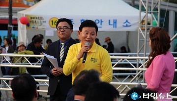 박용갑 중구청장, 3일 동안 칼국수만 먹겠다!