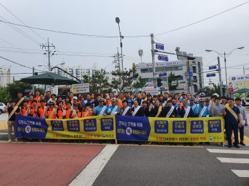 교통사고 사망자 급감,경찰서와의 협업을 통한 교통사고의 획기적 감소