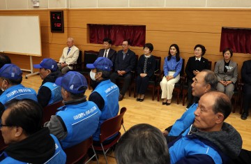 대전 유성구의회, 노인 일자리 안전교육 현장 찾아