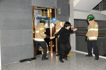 세종소방본부, 승강기 갇힘사고 대책 마련