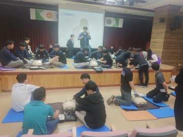 구미시설공단, 전 직원 대상 심폐소생술  및 자동심장충격기 사용법 교육 실시