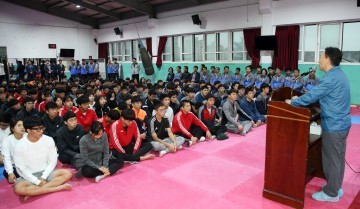 설동호 대전시교육감, 전국체육대회 출전 선수단 격려!