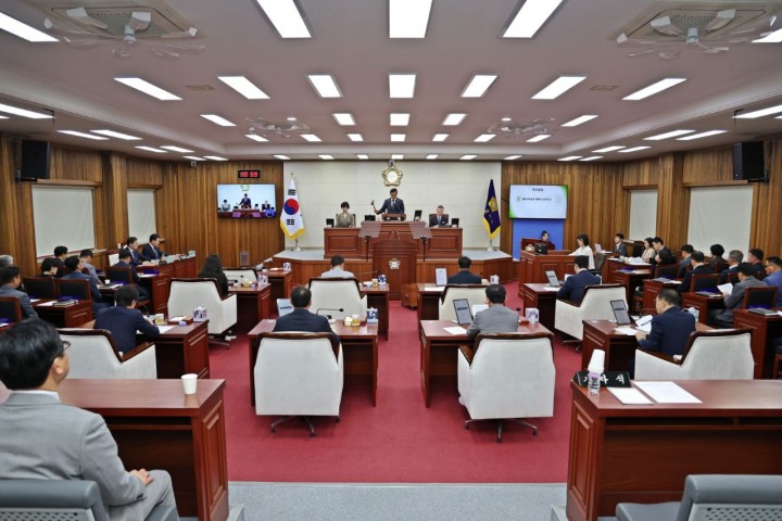 무안군의회, 제301회 임시회 폐회  