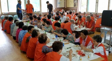원주 설동회 "어르신 맛있게 드시고 건강하세요"