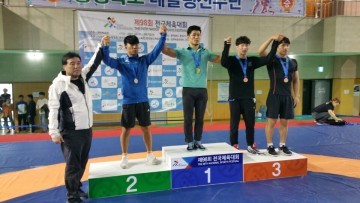 울산 남구청 레슬링부 이정근 선수 전국체전 금메달 획득