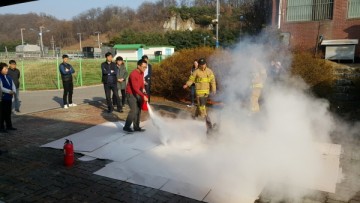 김포시 상하수도사업소,공공기관 합동 소방훈련 실시