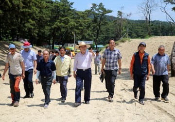 한상기 태안군수, “안전하고 쾌적한 해수욕장 조성 온힘”