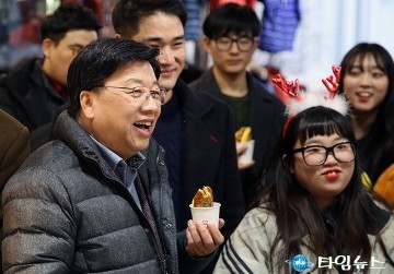 권선택 대전시장, 먹는 즐거움!