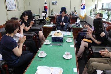 대전충남병무청, 7월 생일 직원 축하자리 마련