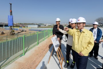 김삼호 광주 광산구청장, 비산먼지 공사현장 특별점검