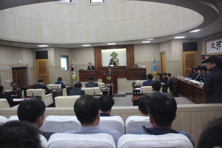 예천군의회, 제198회 임시회 개회