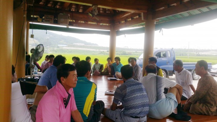 영광군 묘량면, 주민과 함께하는 마을순회 사랑방 운영