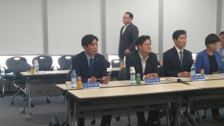 조승래 의원, 철도시설공단 성과연봉제 강행 현장조사 참석