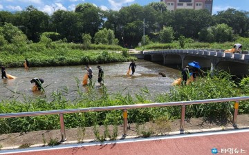 특수임무유공자회 청주시지회, 무심천 수중 정화활동 및 주변 환경 정화 실시