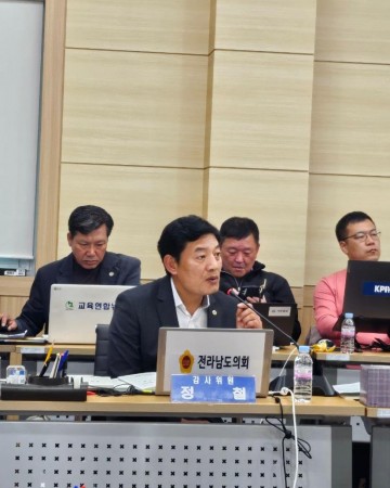 정철 전남도의원, 농산어촌 유입정책 통한 학령인구 증가․정주 여건 마련 촉구